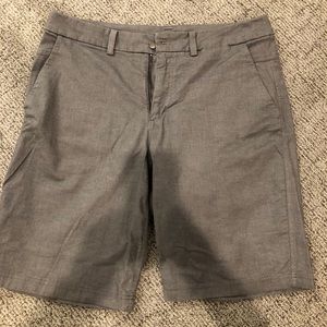 Men’s gray summer shorts for golf or work/casual